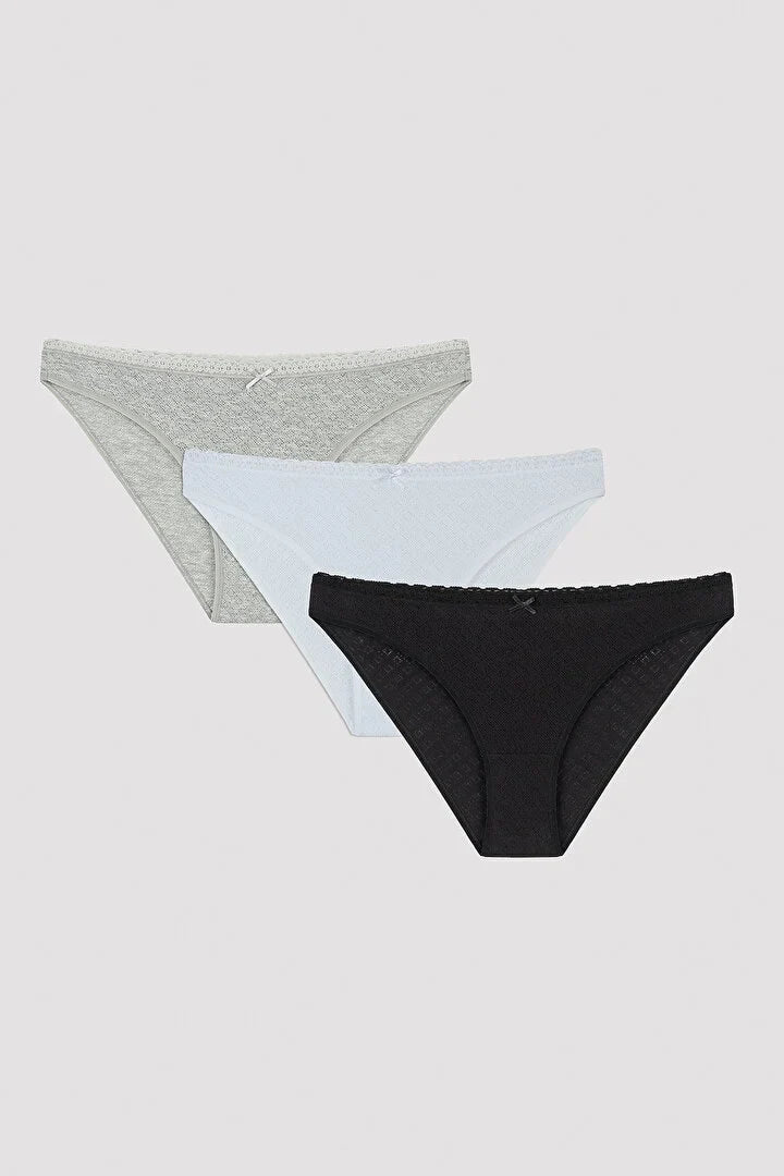 Penti Soft Pointel Basic 3-Piece Slip Panties