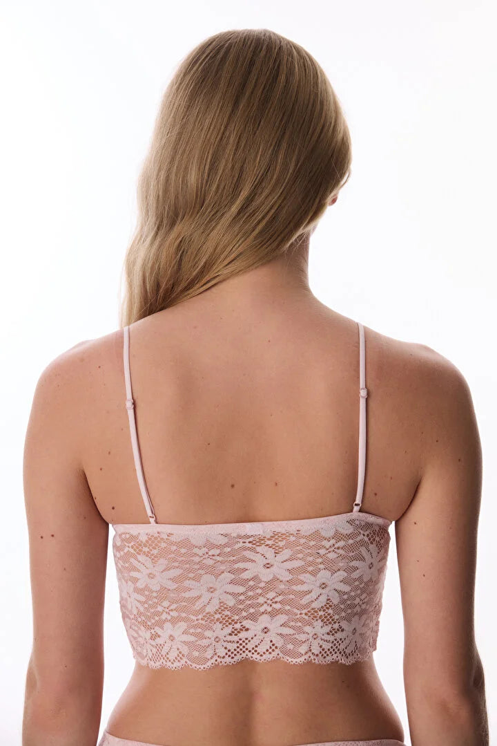 Penti Light Pink Lace Bralette