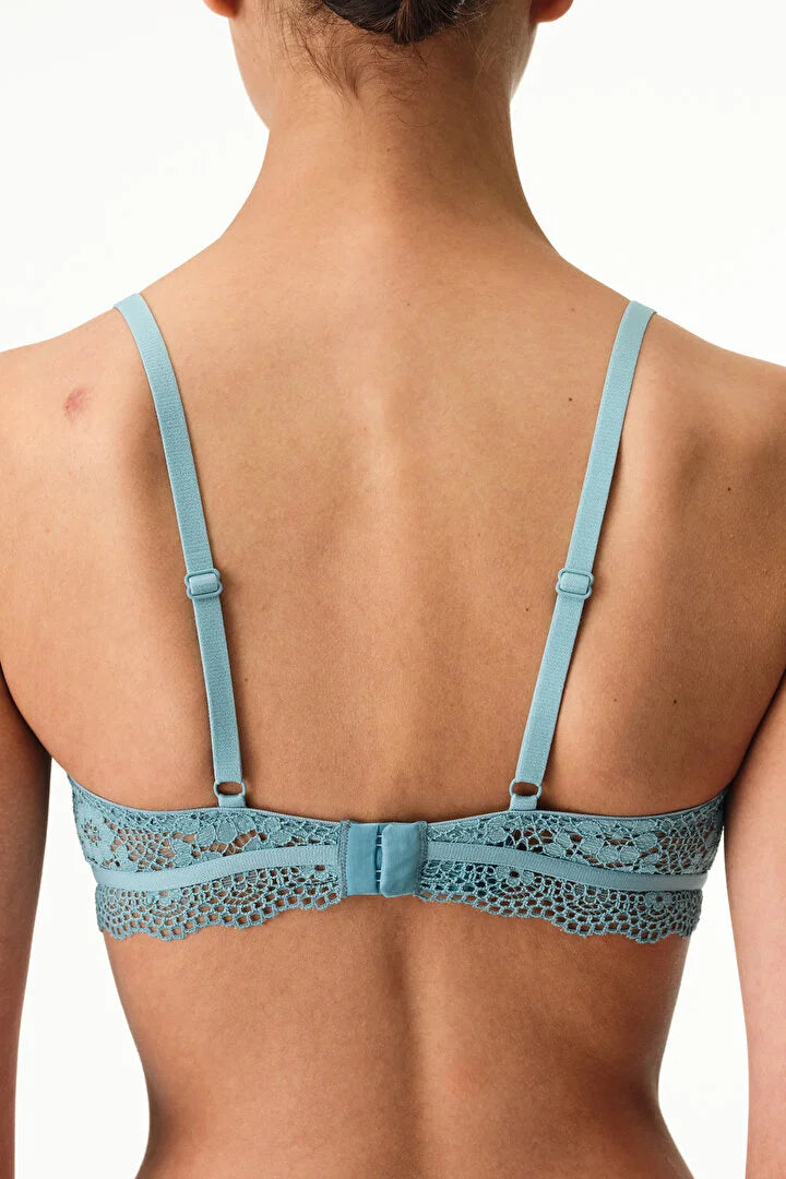 Penti Removable Padded Triangle Blue Bra