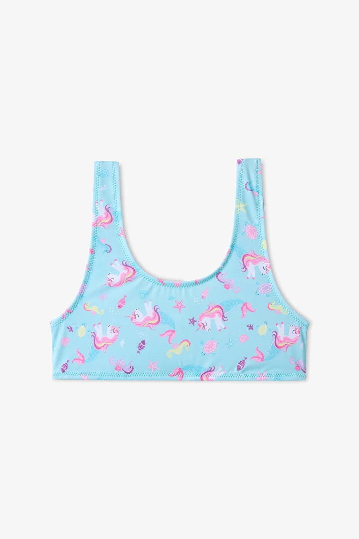 Penti Multicolor Girls Unimermaid Halter Bikini Set