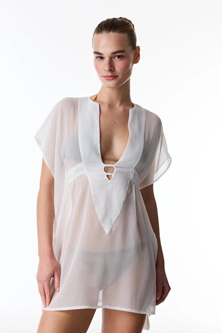 Penti White Basic Kaftan