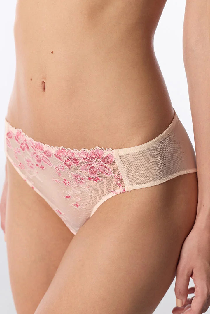 Penti Soft Pink Floral Slip Briefs