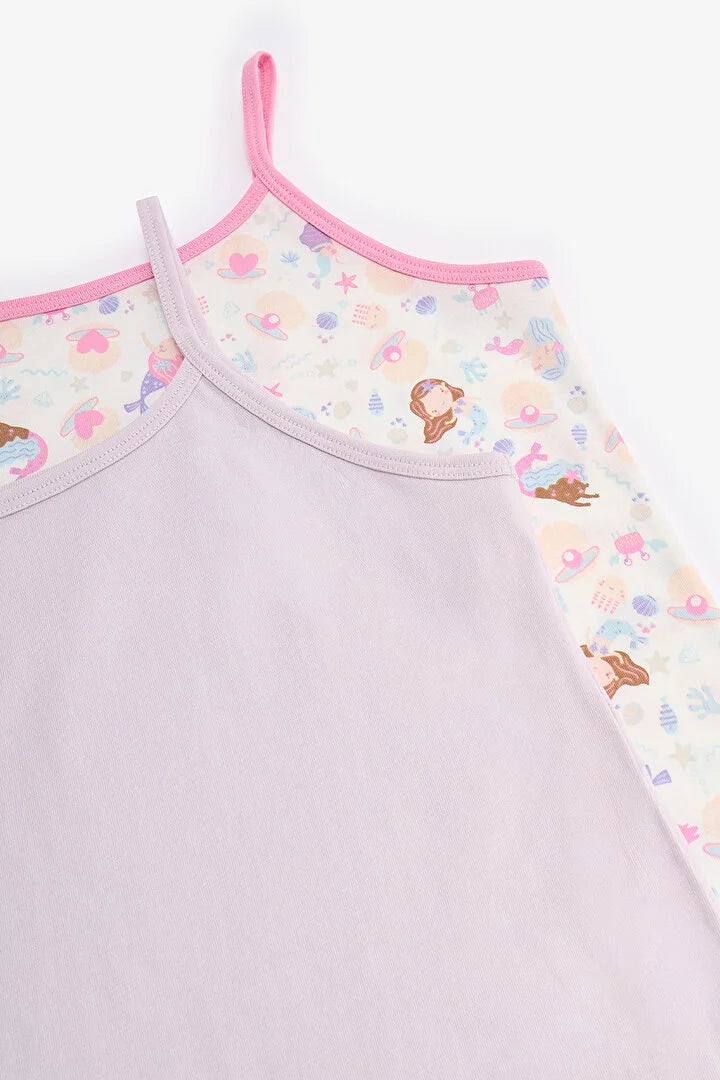 Penti Light Lilac Girls Mermaids 2 in1 Tank Tops
