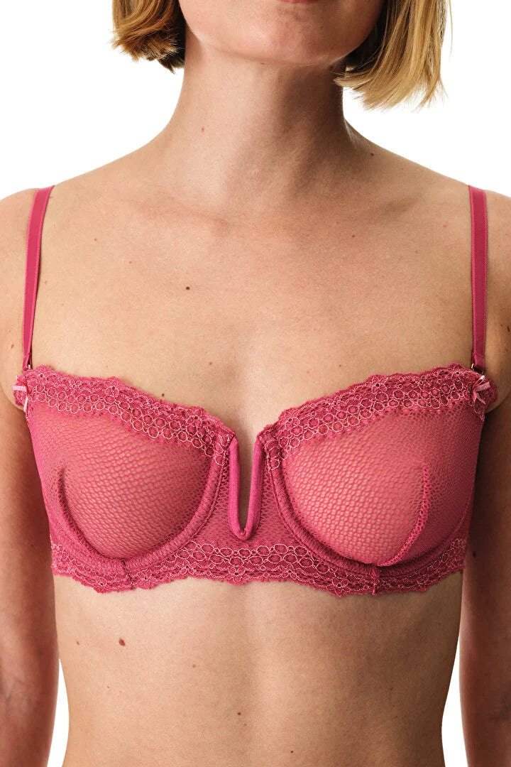Penti Fuchsia V Wired Strapless Bra