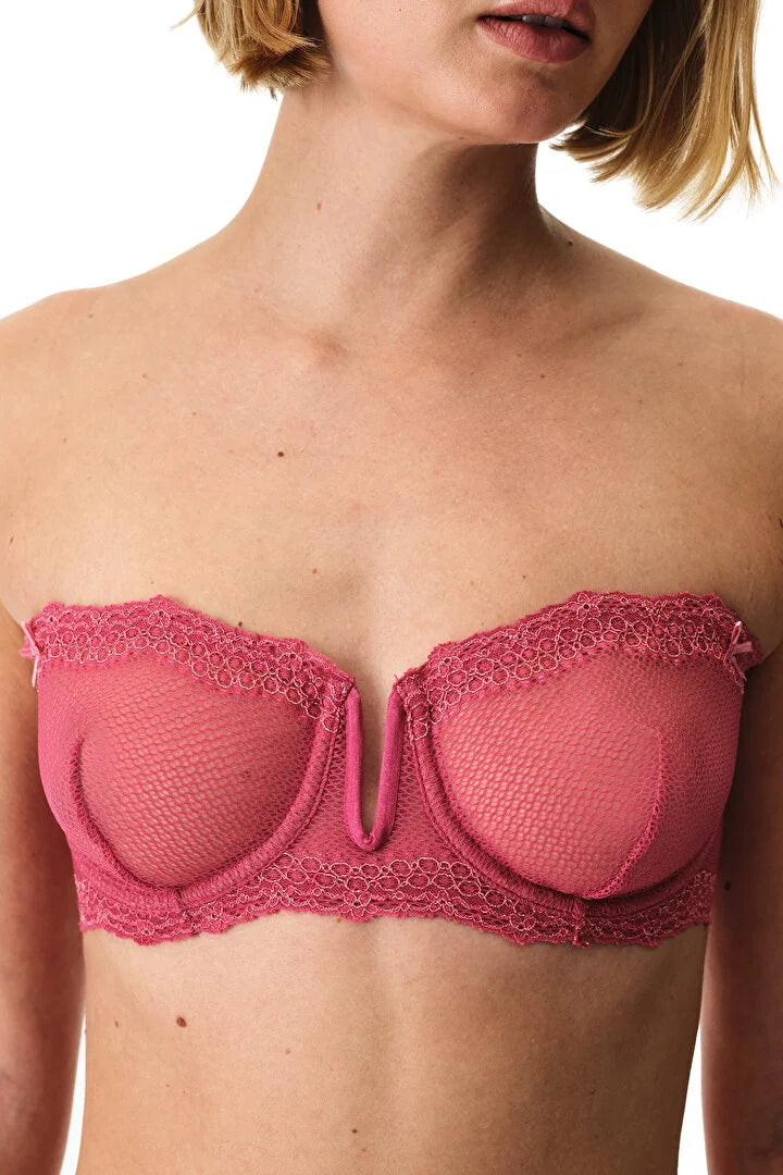 Penti Fuchsia V Wired Strapless Bra
