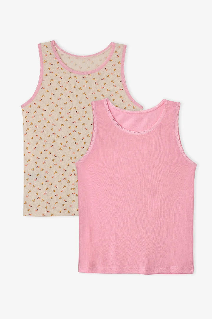 Penti Pink Flory Floral 2-Pack Tank Tops