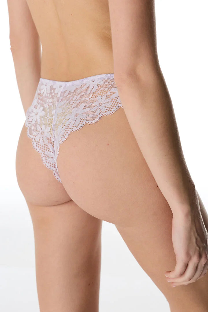 Penti Lilac V Model Lace Brazilian