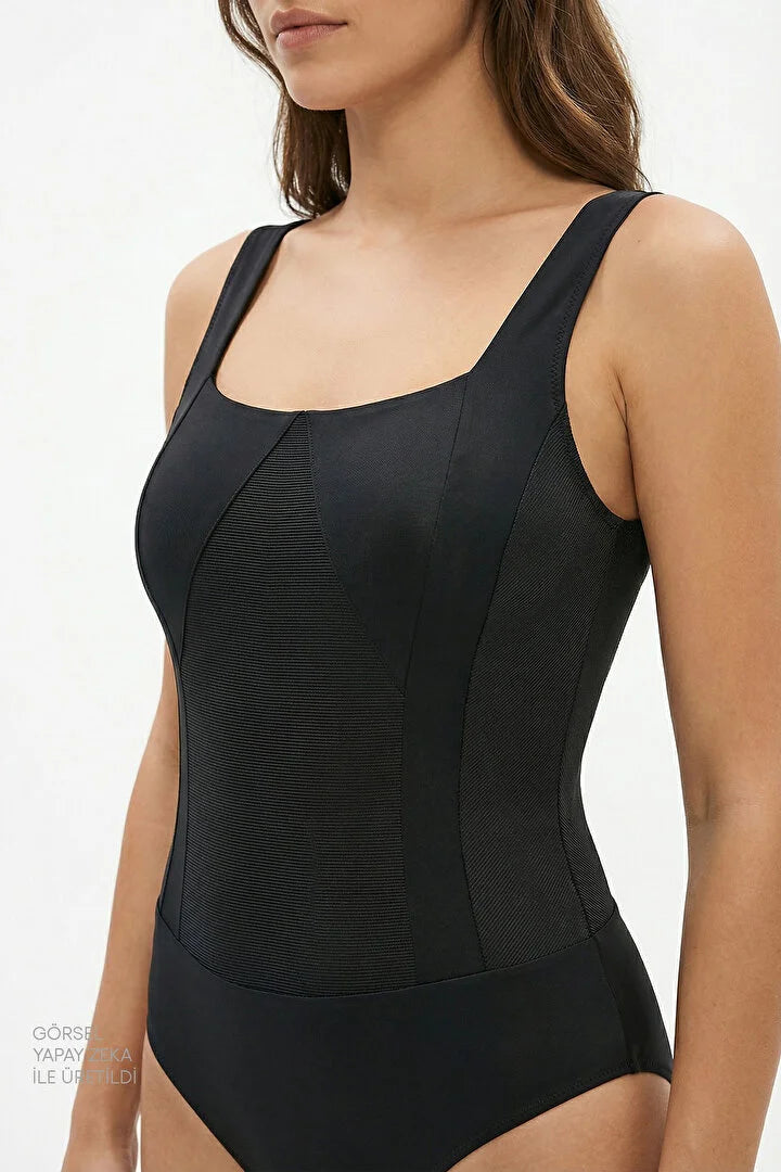 Penti Black Corset Swimsuit