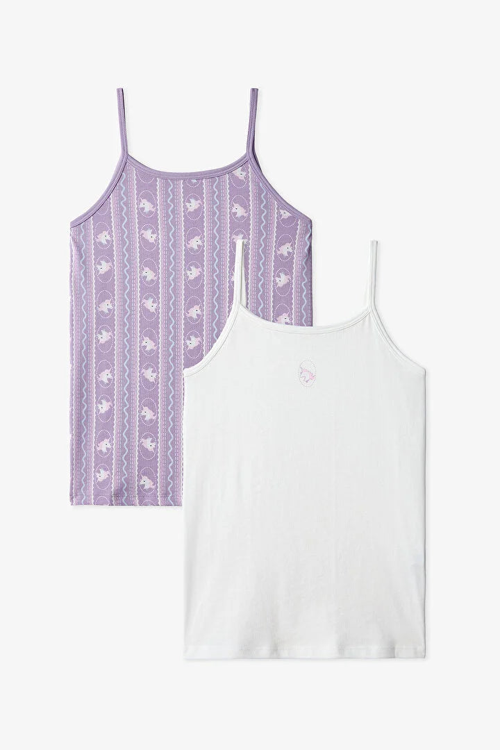 Penti Lilac Girls Sleepycorn 2in1 Tank Top