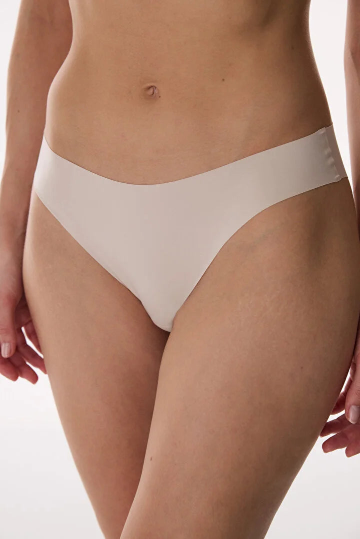 Penti Seramic Beige Invisible Laser Cut Slip