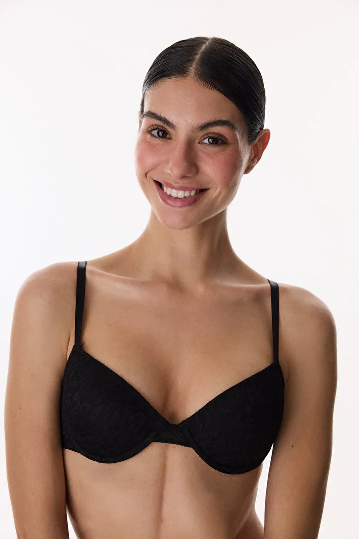 Penti Day Use Black Lace Bra