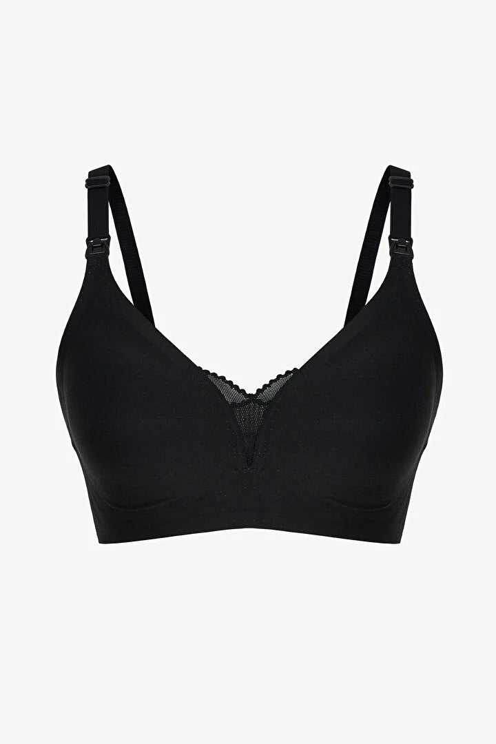 Black Invisible Mama Bra