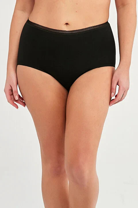 Penti Maxi Black-Skin 2-Pack Slip Panties