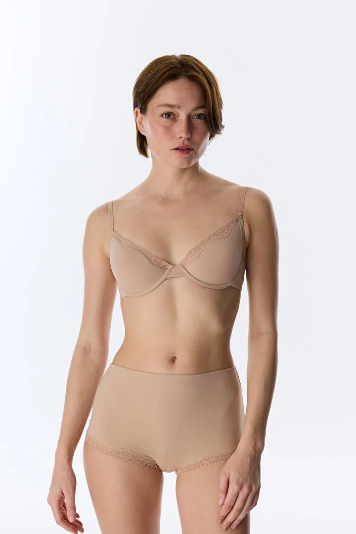 Penti Beige Trim Underwired Bra