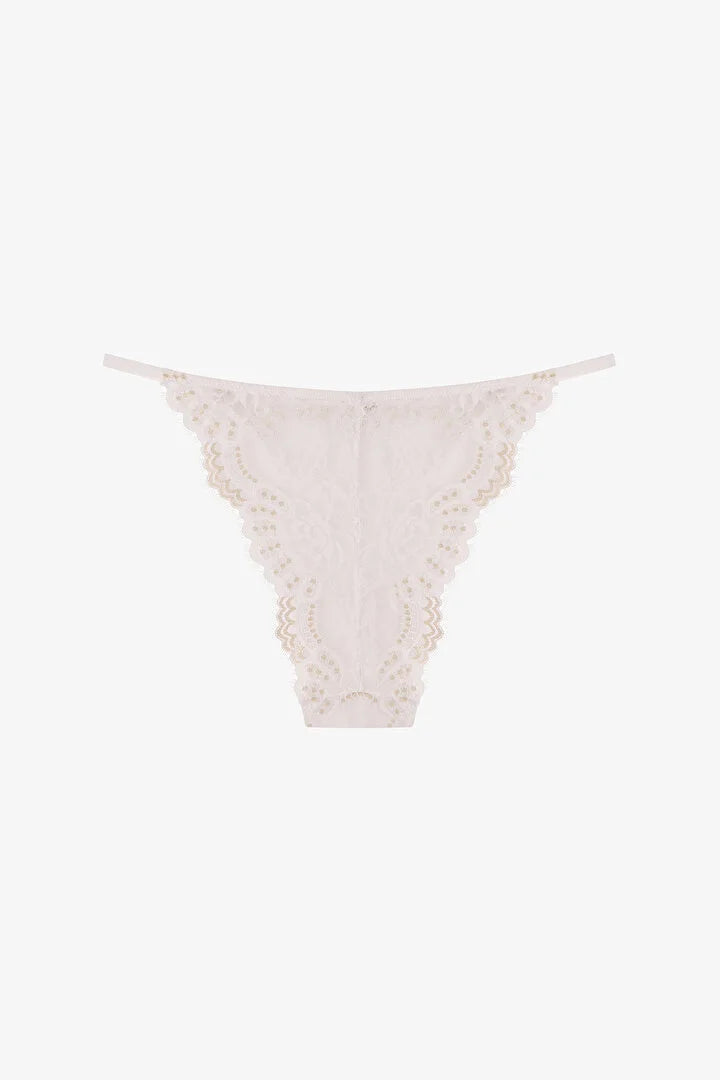 Penti Off-White Lacy Slip Panties