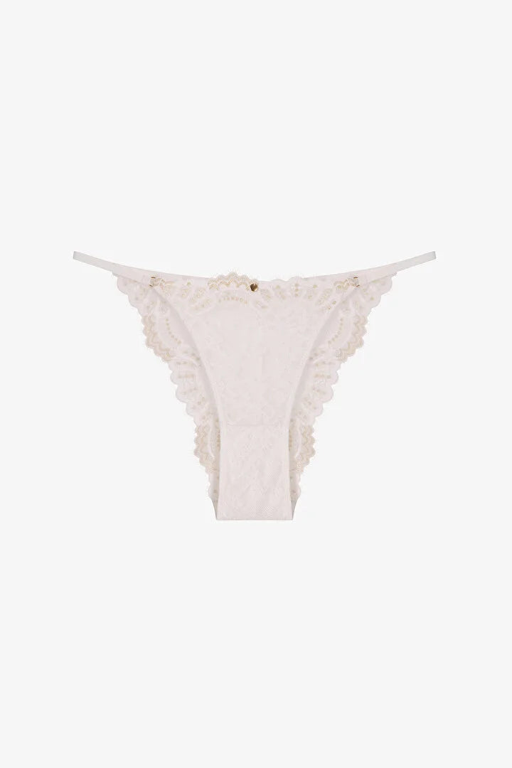 Penti Off-White Lacy Slip Panties