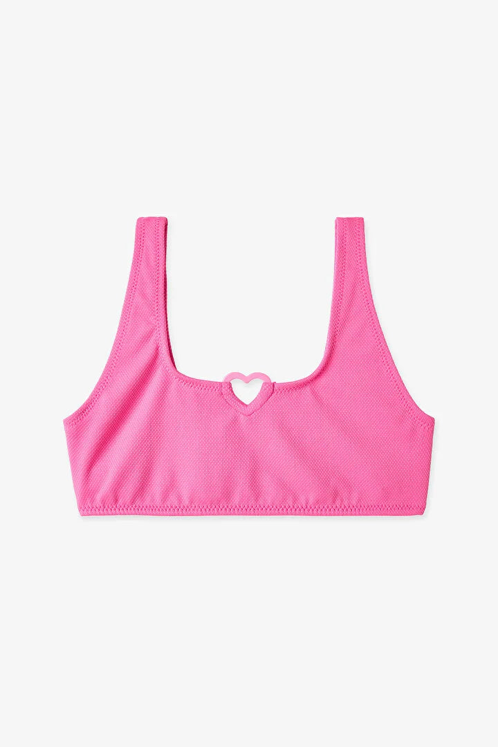 Penti Light Pink Girls Daisy Halter Bikini Set