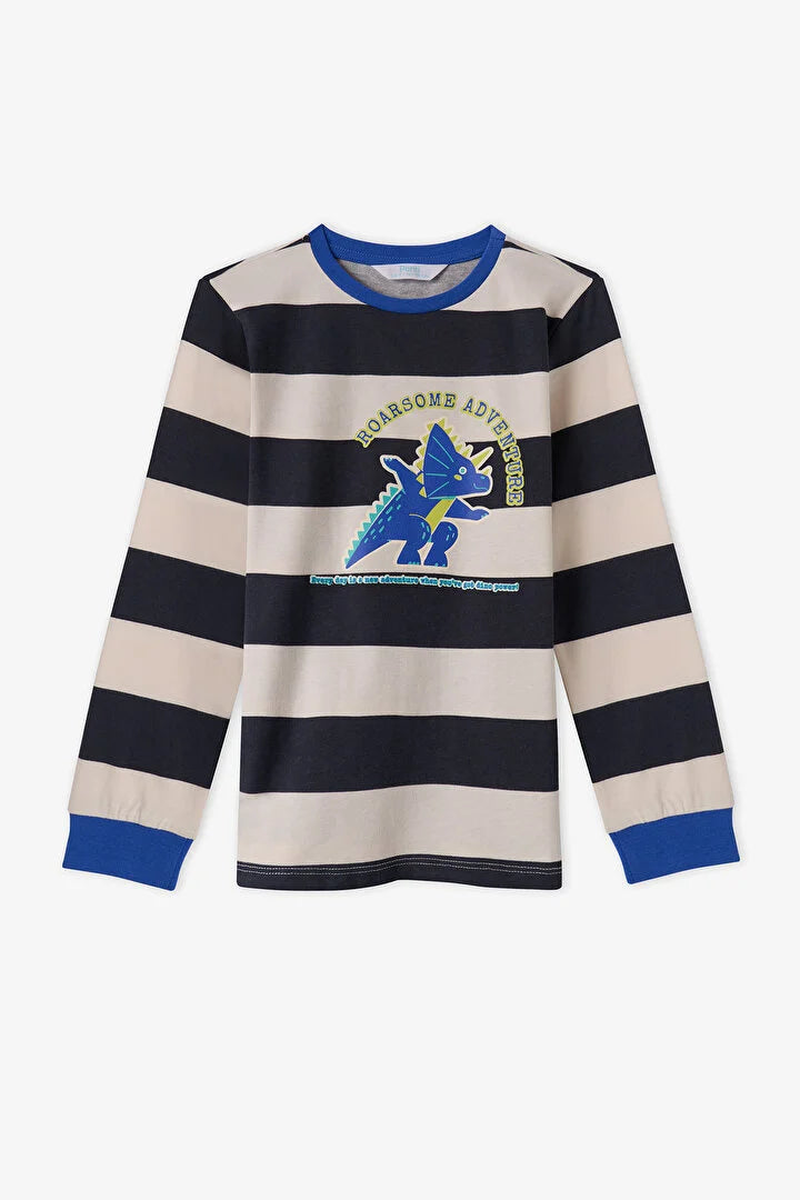 Penti Roarsome Cotton Long-Sleeve Pajama Set