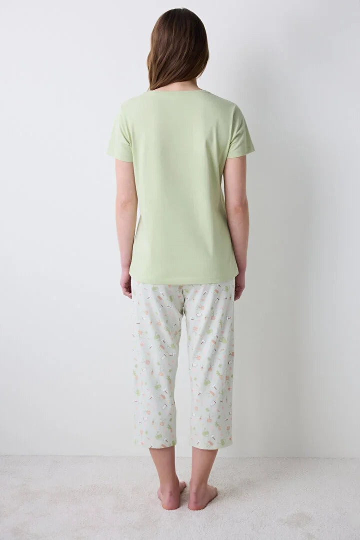 Penti Gardenin Capri Light Green Pj Set