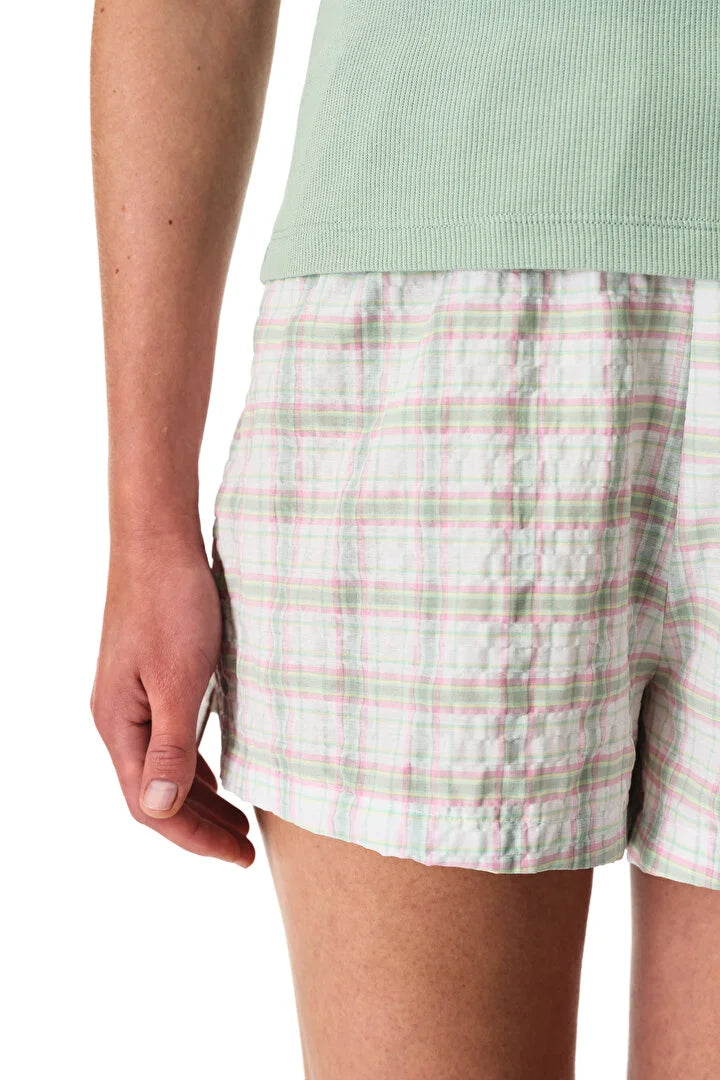 Penti Light Green Isla Shorts Pajama Set