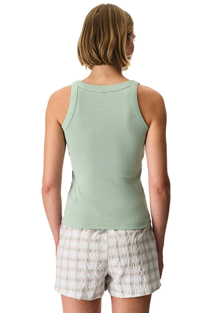 Penti Light Green Isla Shorts Pajama Set