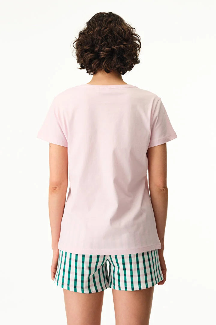 Penti Colorful Olive You Shorts Pajama Set