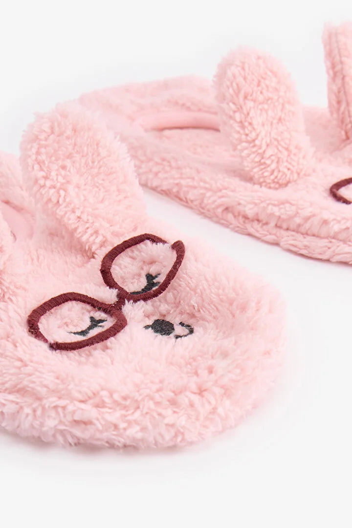 Penti Pink Sleepy Day Dog Print Slipper Socks