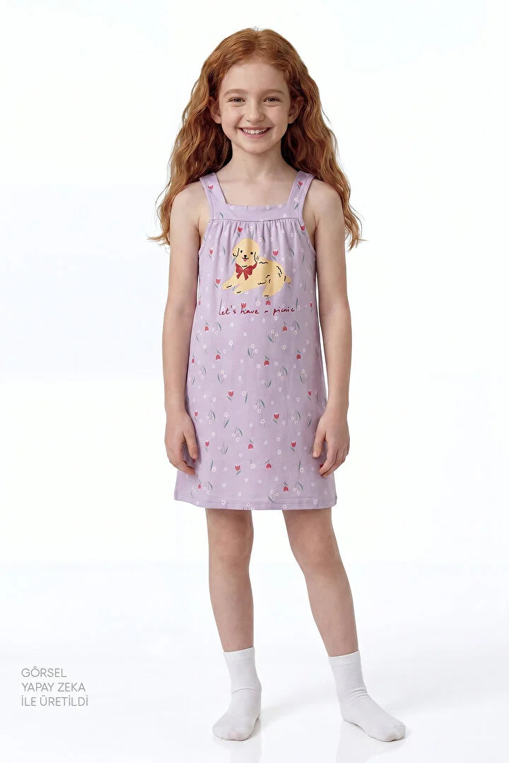 Penti Lilac Girls Picnic Dress