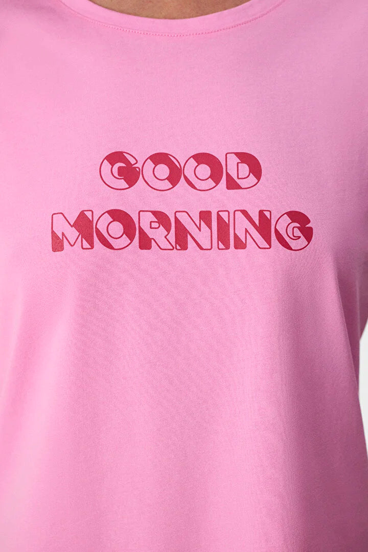 Penti Pink Morning Capri Pyjama Set