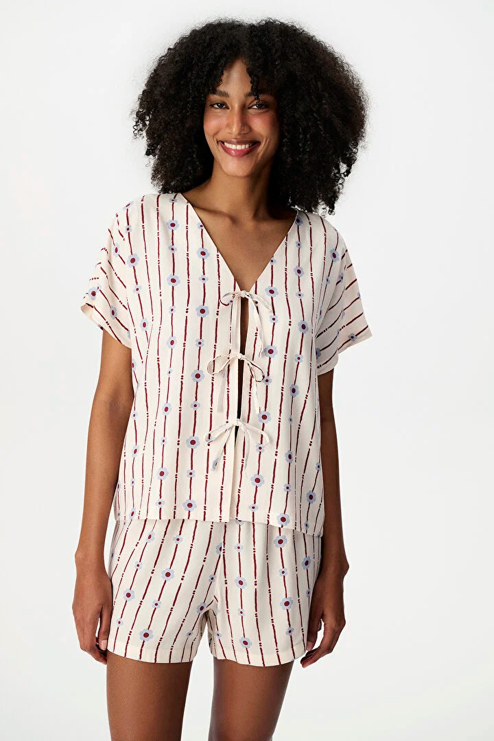 Penti Colorful Floral Bliss Shorts Pyjama Set