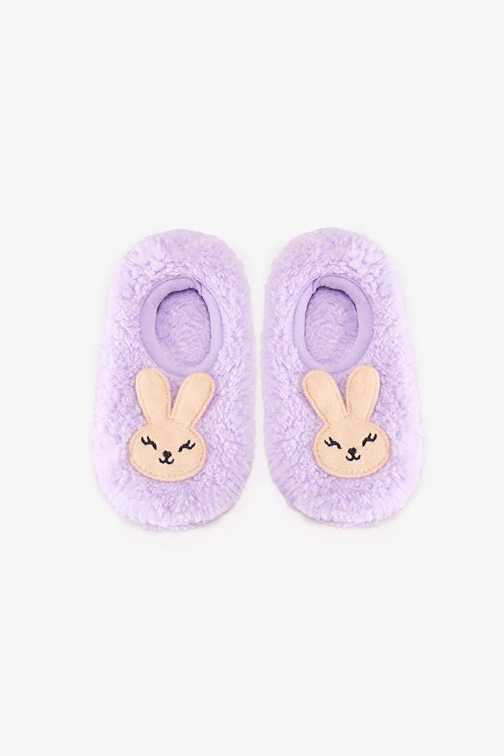 Penti Lilac Rabbit Patterned Homesocks