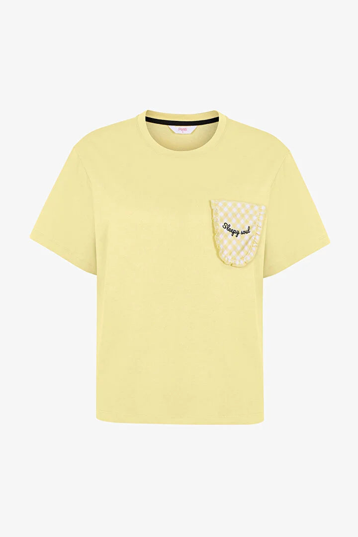 Penti Light Yellow Sleepy Soul Pants Pajama Set