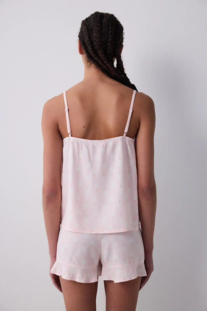 Penti Tulip Short Light Pink Pj Set