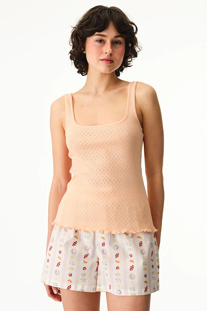 Penti Salmon Morning Time Shorts Pyjama Set