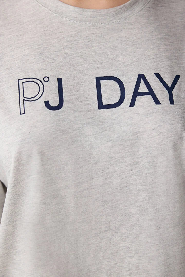 Penti Light Grey Pj Short Set
