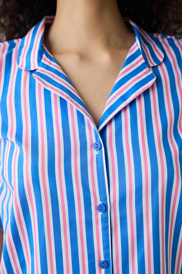 Penti Shirt Short Blue Pj Set