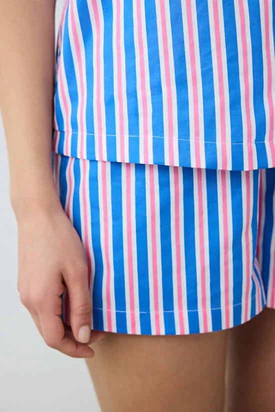 Penti Shirt Short Blue Pj Set