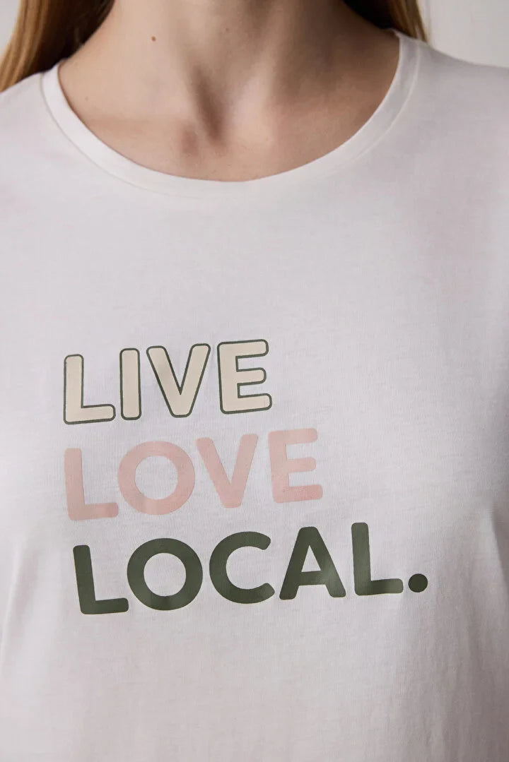 Penti "Live Love Local " Short Mutli Color Pj Set