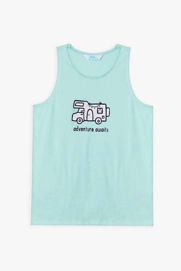 Penti Mint Green Boys Adventure Await 2in1 Pajama Set