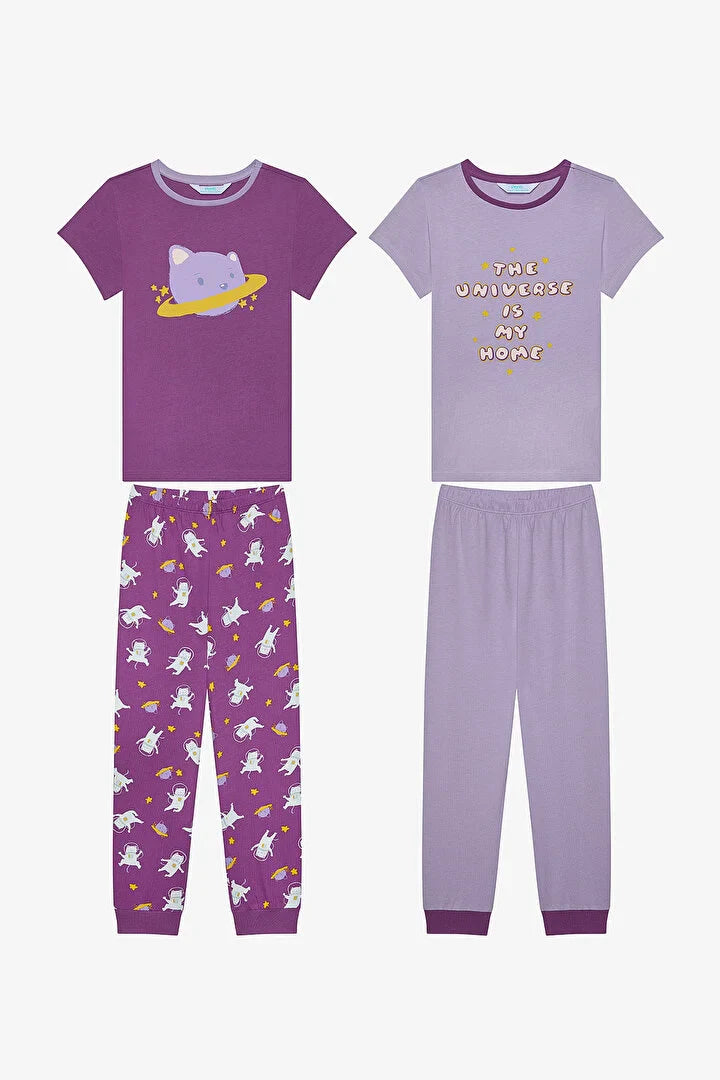 Penti Girls Universe 2 In 1 Multi Color Pj Set