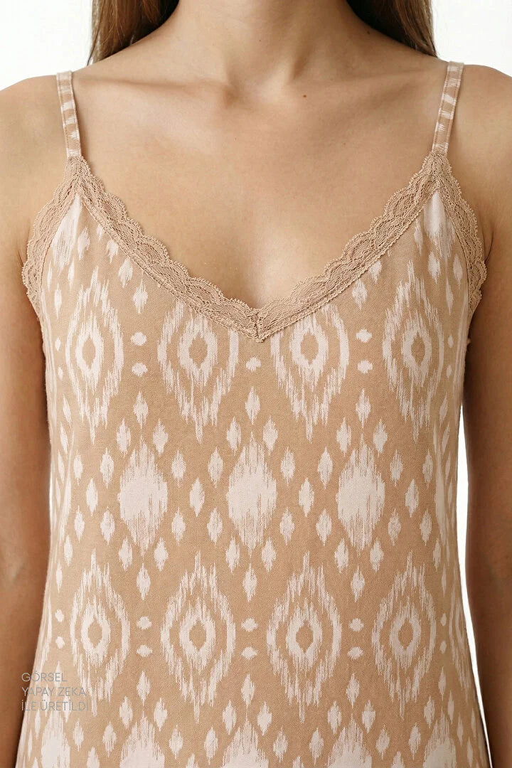 Penti Beige Belle Capri Pajama Set
