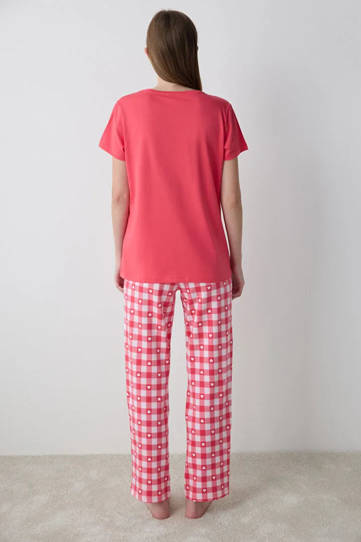 Penti Loves Paris Pant Fushia Pj Set
