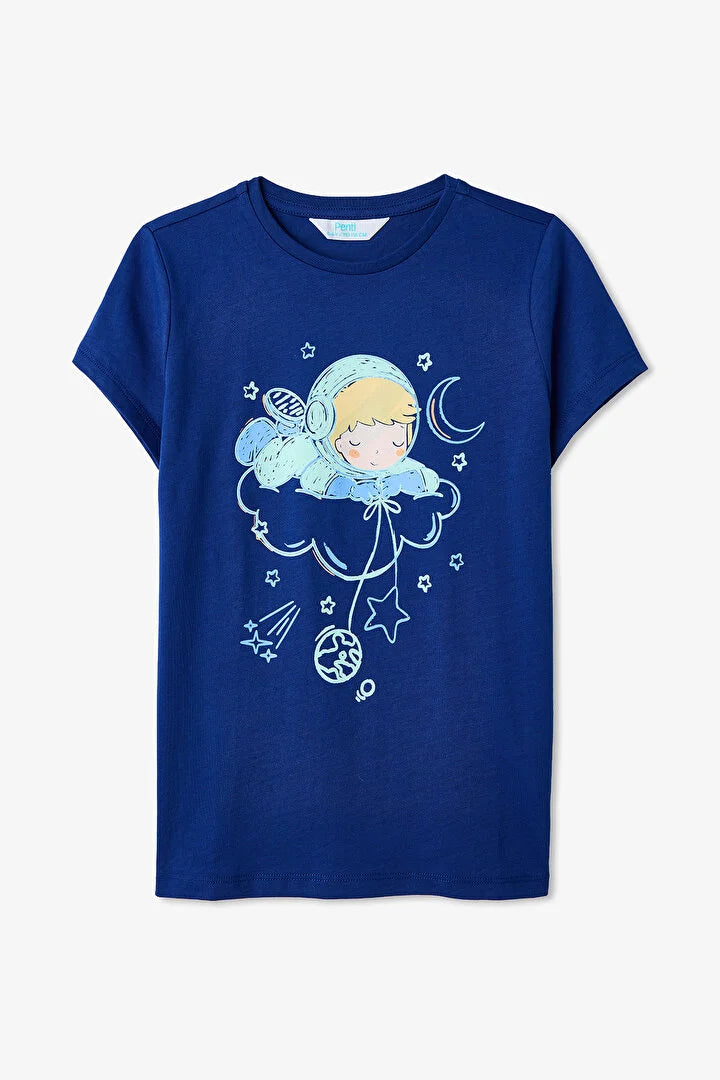 Penti Navy Boys Cosmic Nap 2in1 Pajama Set