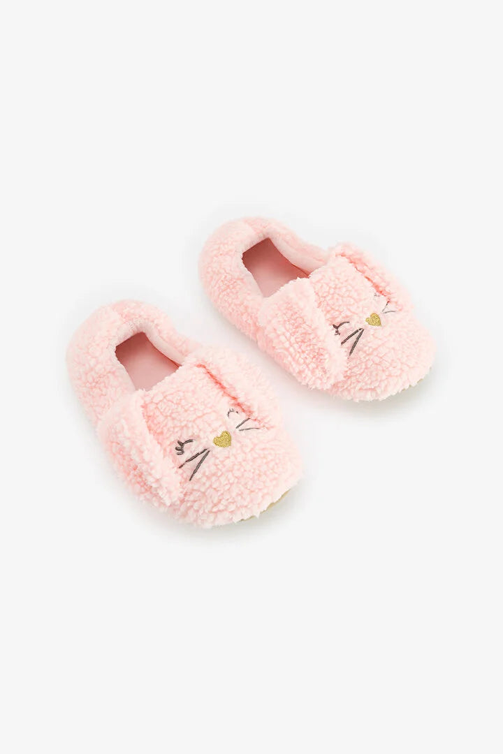 Penti Light Pink Sleepy Bunny Bunny Print House Slippers