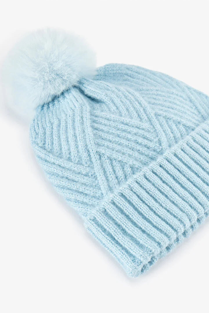 Penti Blue Luisa Striped Beanie
