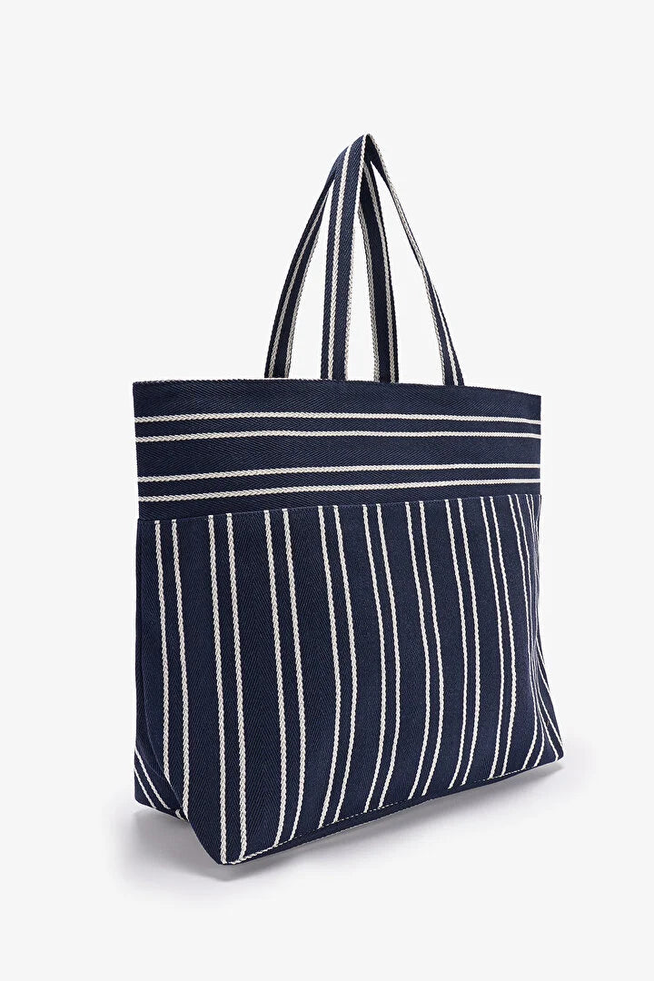 Penti Navy Big Striped Bag