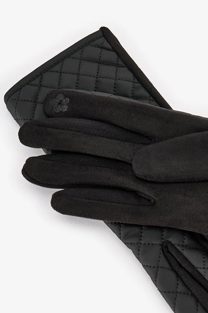 Penti Black Matthew Striped Gloves