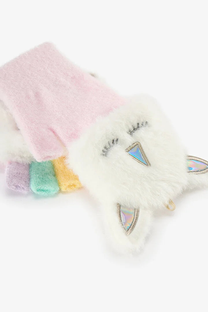 Penti Ecru Unicorn Gloves