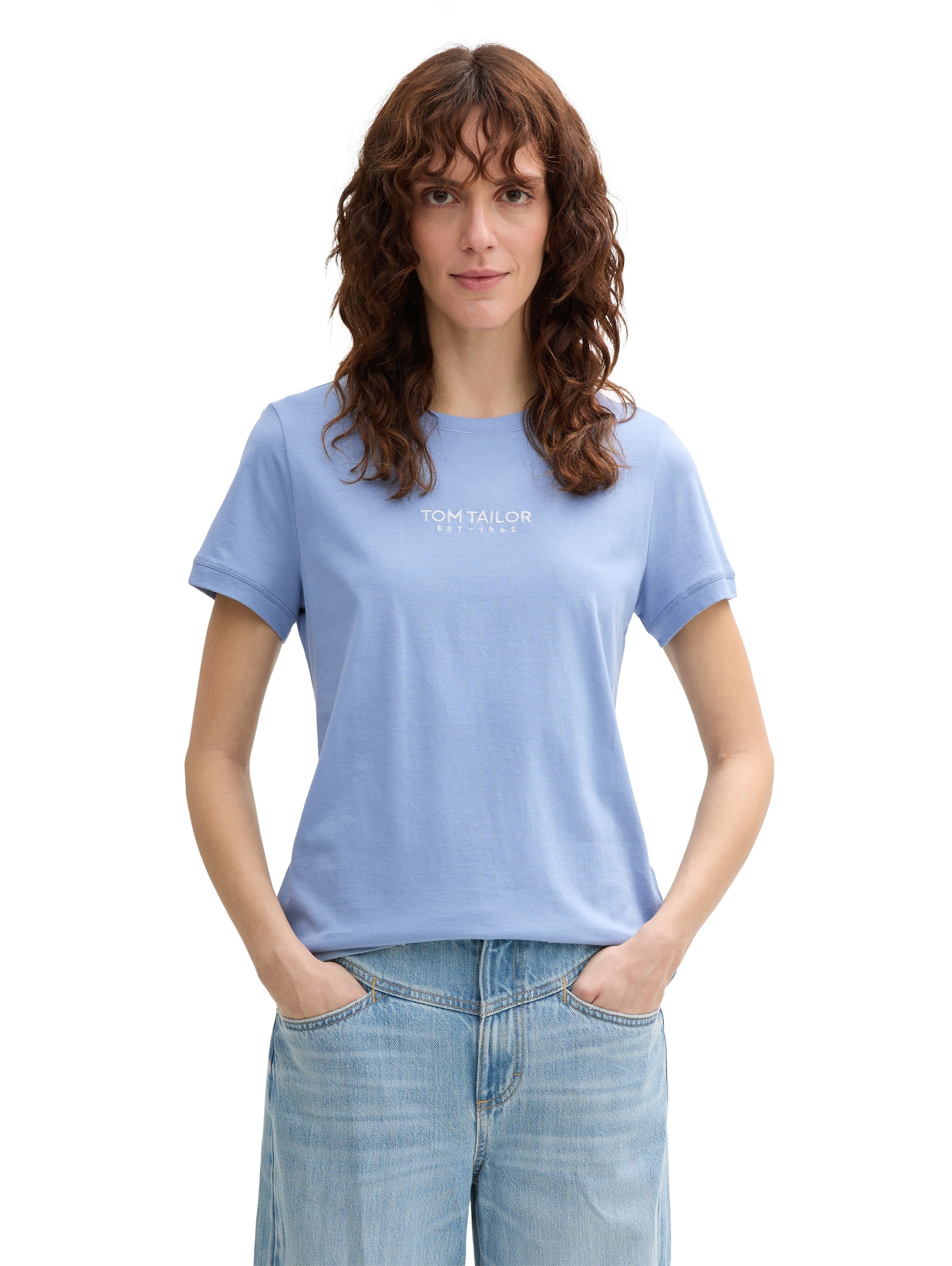 Tom Tailor Blue T-Shirt With Logo