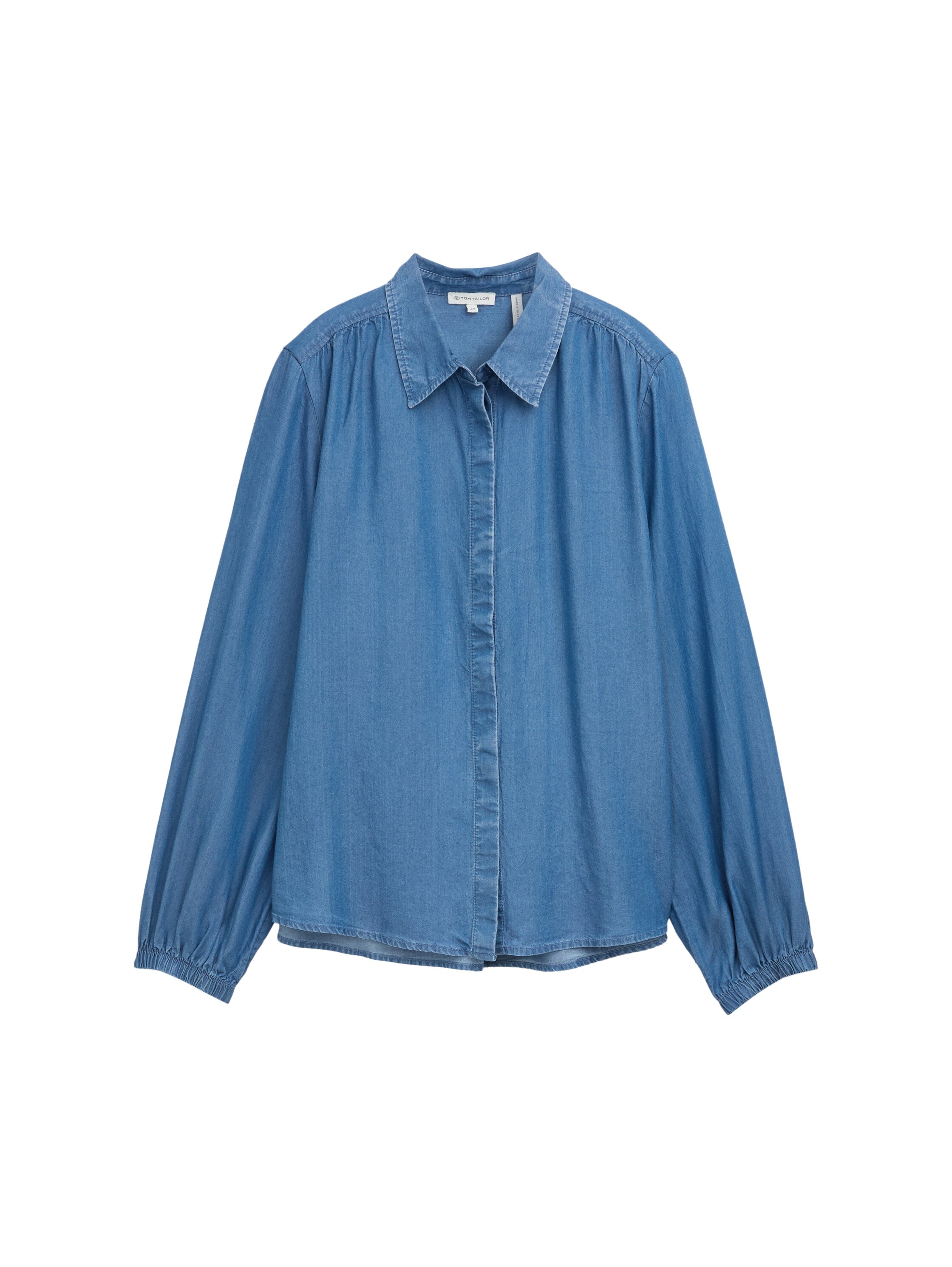 Tom Tailor Blue Shirt With Button To Close